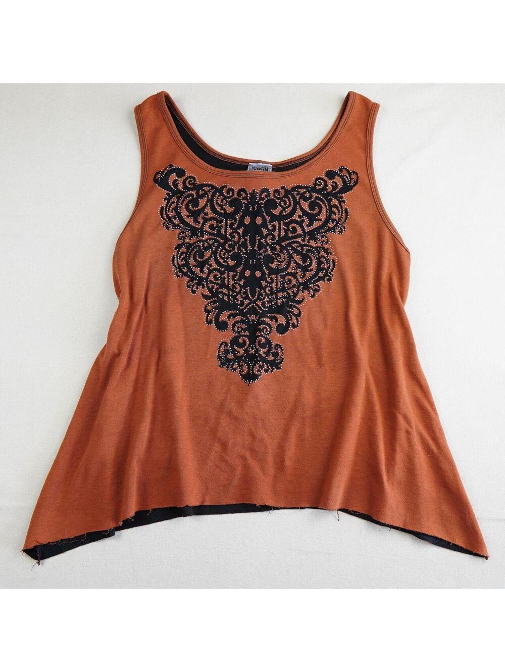 VOCAL APPAREL y2k grunge bling tank top